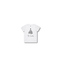 Load image into Gallery viewer, Personalised Kids Christmas T-Shirts Ribbon Tree