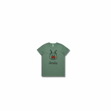 Load image into Gallery viewer, Personalised Kids Christmas T-Shirts Rudolph