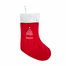 Load image into Gallery viewer, Christmas Stocking Red - Personalised