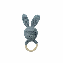 Load image into Gallery viewer, Parker Rabbit Rattle Grey