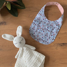 Load image into Gallery viewer, Parker Rabbit Crochet Lovie Snow