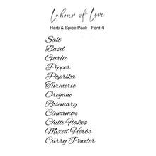 Load image into Gallery viewer, Herb and Spice Labels - 12 Pack