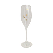 Load image into Gallery viewer, Love Champagne Glass Gold, Silver or Rose Gold