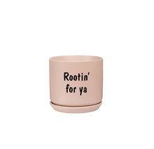 Load image into Gallery viewer, Printed Small Oslo Pot Peach - with sayings