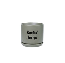 Load image into Gallery viewer, Printed Small Oslo Pot Sage - with sayings