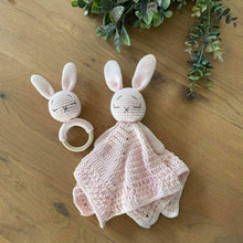 Load image into Gallery viewer, Parker Rabbit Rattle Pink