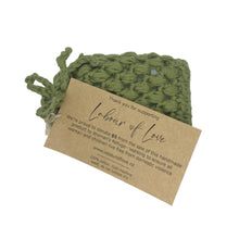 Load image into Gallery viewer, Cotton Soap Saver Olive