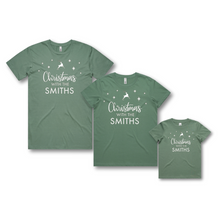 Load image into Gallery viewer, Personalised Women's Christmas T-Shirts Christmas With The Family
