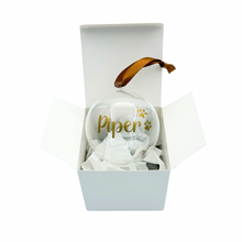 Load image into Gallery viewer, Personalised Fillable Pet Christmas Bauble
