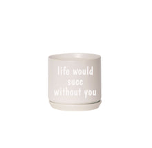 Load image into Gallery viewer, Printed Mini Oslo Pot Parchment - with sayings
