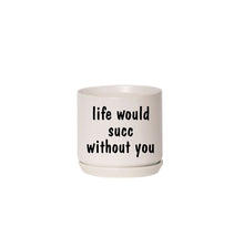 Load image into Gallery viewer, Printed Mini Oslo Pot Parchment - with sayings
