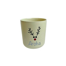 Load image into Gallery viewer, Personalised Rudolph Christmas Bamboo Cup
