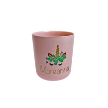 Load image into Gallery viewer, Personalised Christmas Unicorn Bamboo Cup
